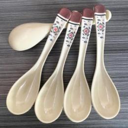 7008 长把福祥云勺  仿瓷密胺汤勺 1元店2元店地摊货源批发